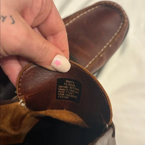 L.L. Bean 10W Men’s Leather Moc Boat / Driving Shoe - Picture 7 of 7